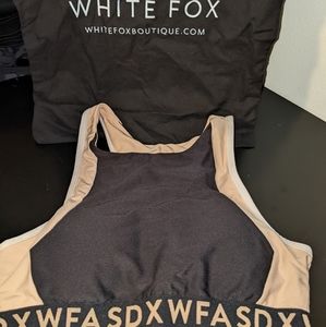 Sarah's Day x White Fox Active High Neck Sports Bra